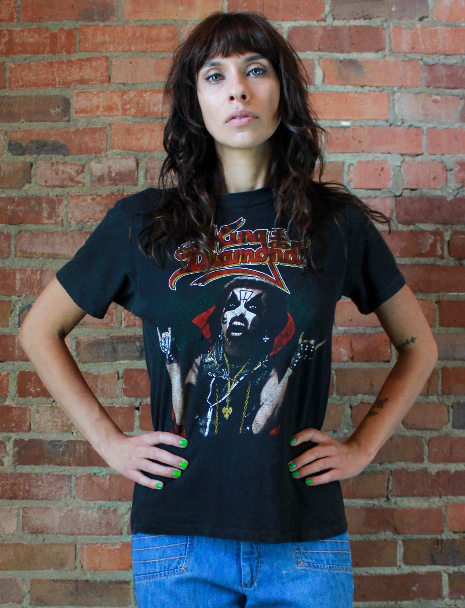 Vintage King Diamond Concert T Shirt 1987 North American Tour