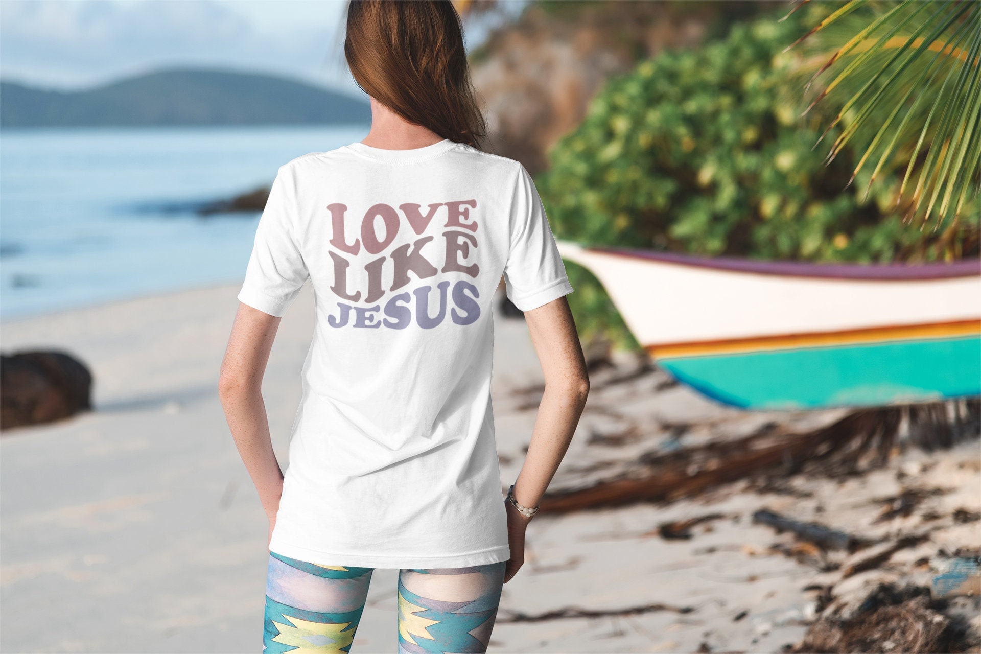 Love Like Jesus T-Shirt | Christian Faith Tee | Inspirational Religious Shirt | Unisex Apparel | Gift for Christians | Spiritual Clothing