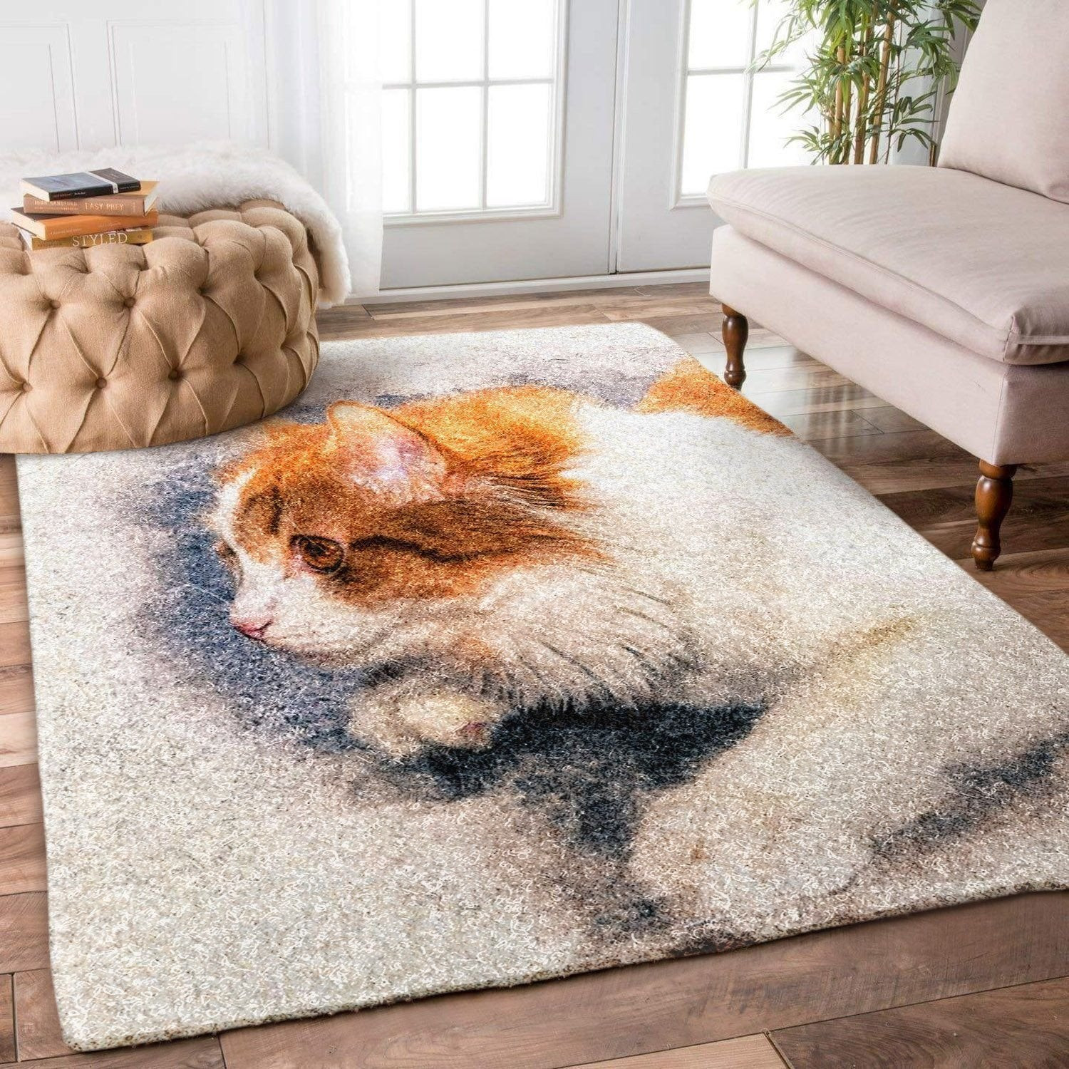 Lovely Kitten Carpet Rug – Animal Door Mats Funny Rug Gift Floor Decorate