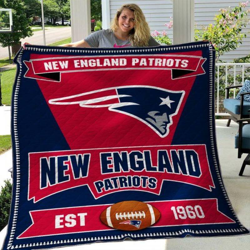 New England Patriots Quilt Blanket 03