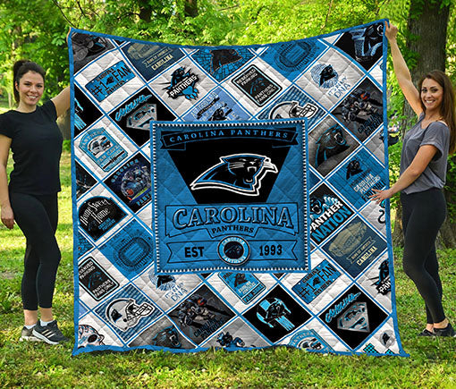 Carolina Panthers Quilt Blanket Lc6