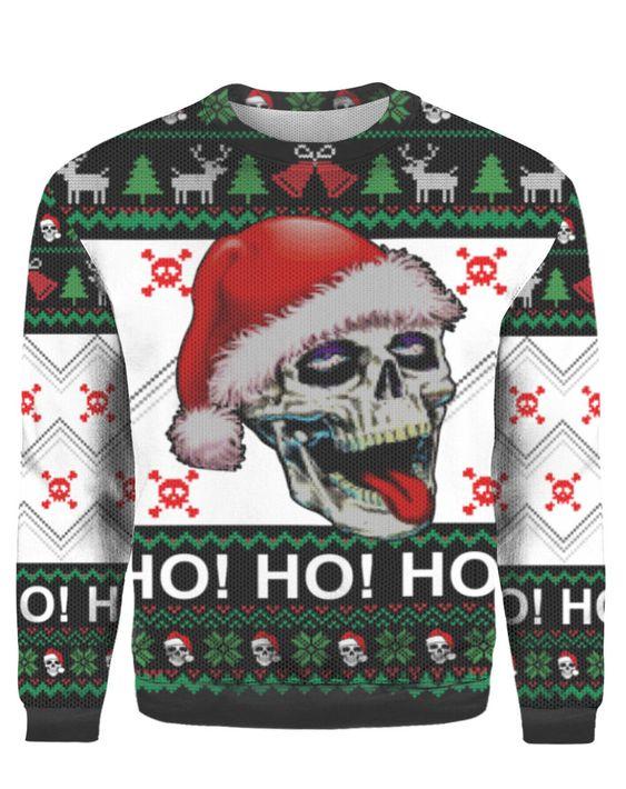 Skull Santa Christmas Ugly Sweater | For Men & Women | Adult | Us5557