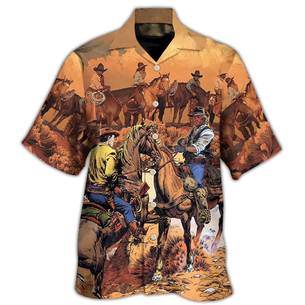 Cowboy Western Riding Horse Hawaii Shirt Ha86904