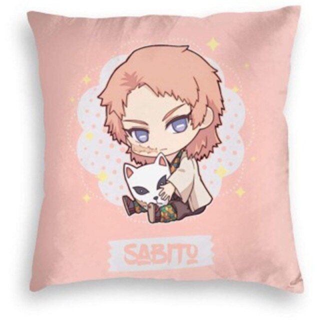 Demon Slayer: Kimetsu No Yaiba – Pillow Cushion Case Cover 45Cm X 45Cm