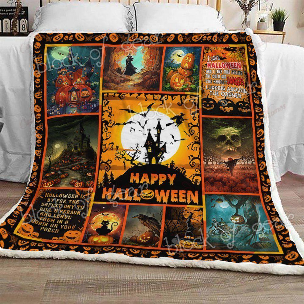 Halloween Witch Fleece Blankets, Halloween Blanket, Halloween Throw Blanket, Halloween Fleece Blanket – Blanket, 30X40, Blanket Sofa Bed