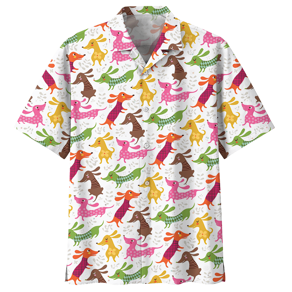 Dachshund Hawaii Shirt Ha77741