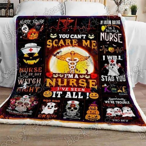 Halloween Nurse Sofa Throw Blanket Psl774 Block Of Gear™