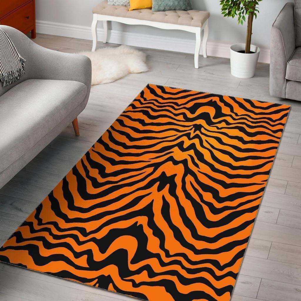 Bengal tigers skin print pattern Rug