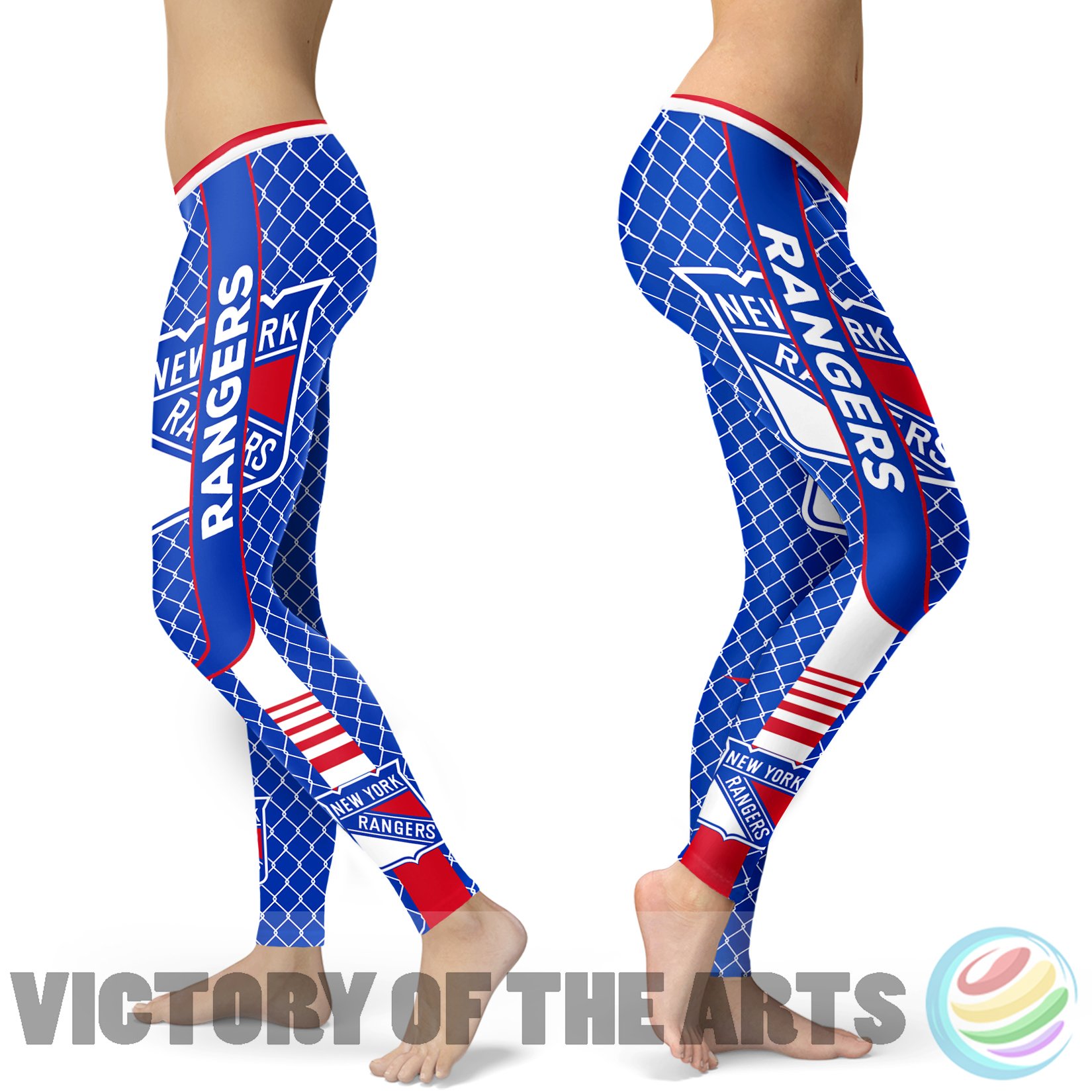 Amazing Line Circle Stylish Fashion New York Rangers Leggings