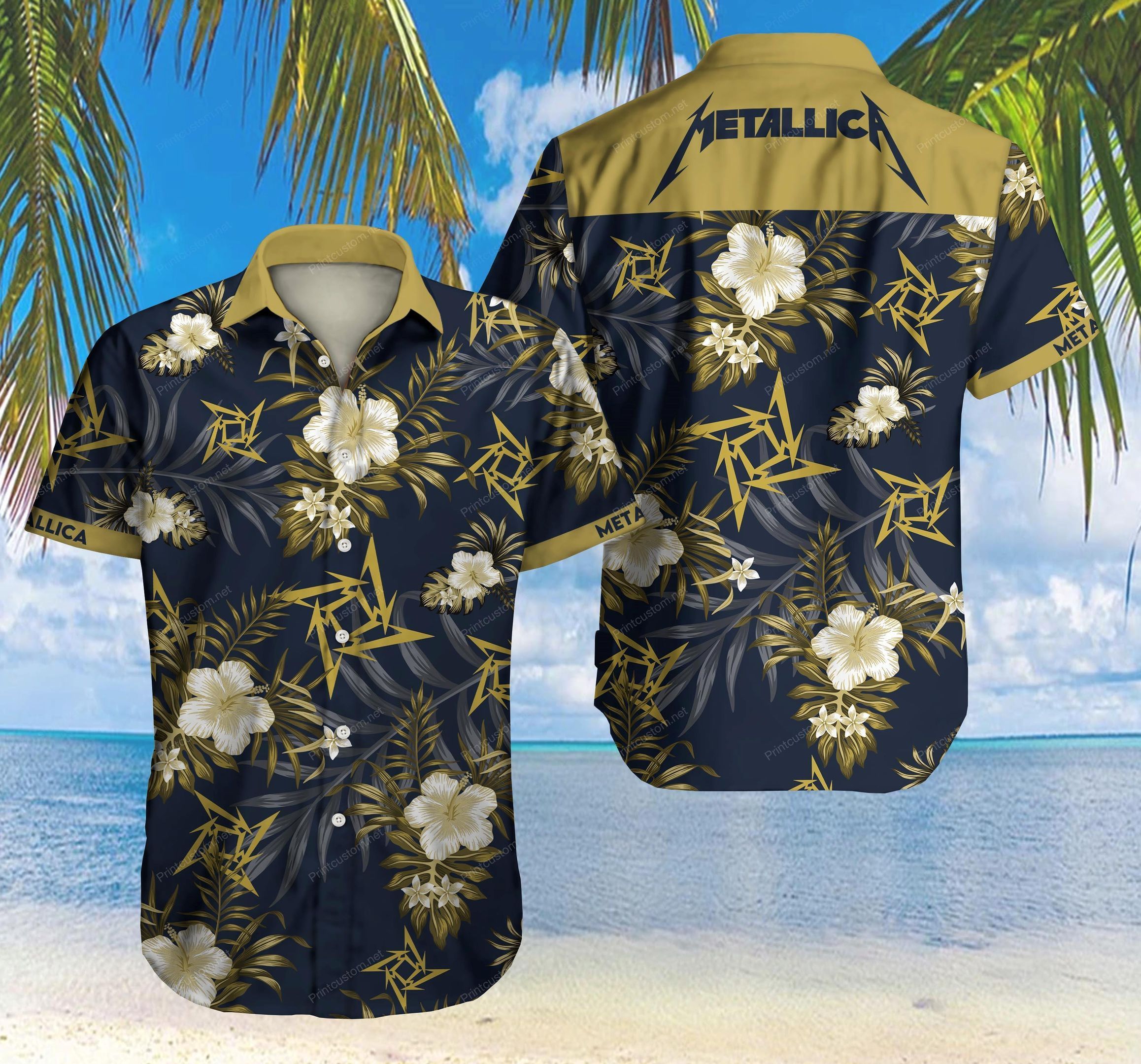 Hawaiian Shirt Summer Button Up For Men Beach Wear Short Sleeve Hawaiian Ha85184