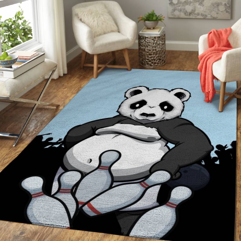 Rug Home Decor Panda Bowling Sport A – Animal Sport Legends