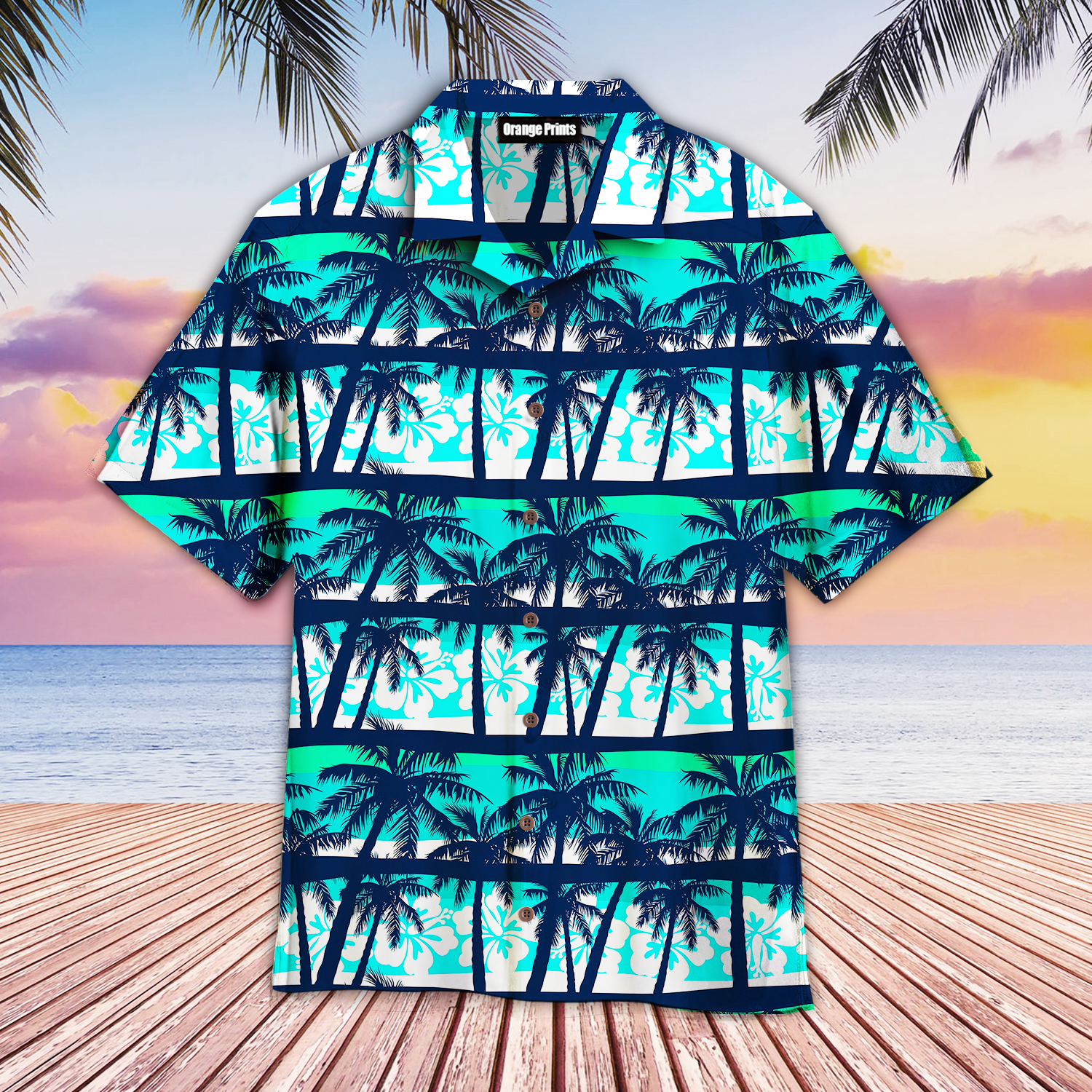 Tropical Frangipani Palms Hawaii Shirt For Men Women Ha102657