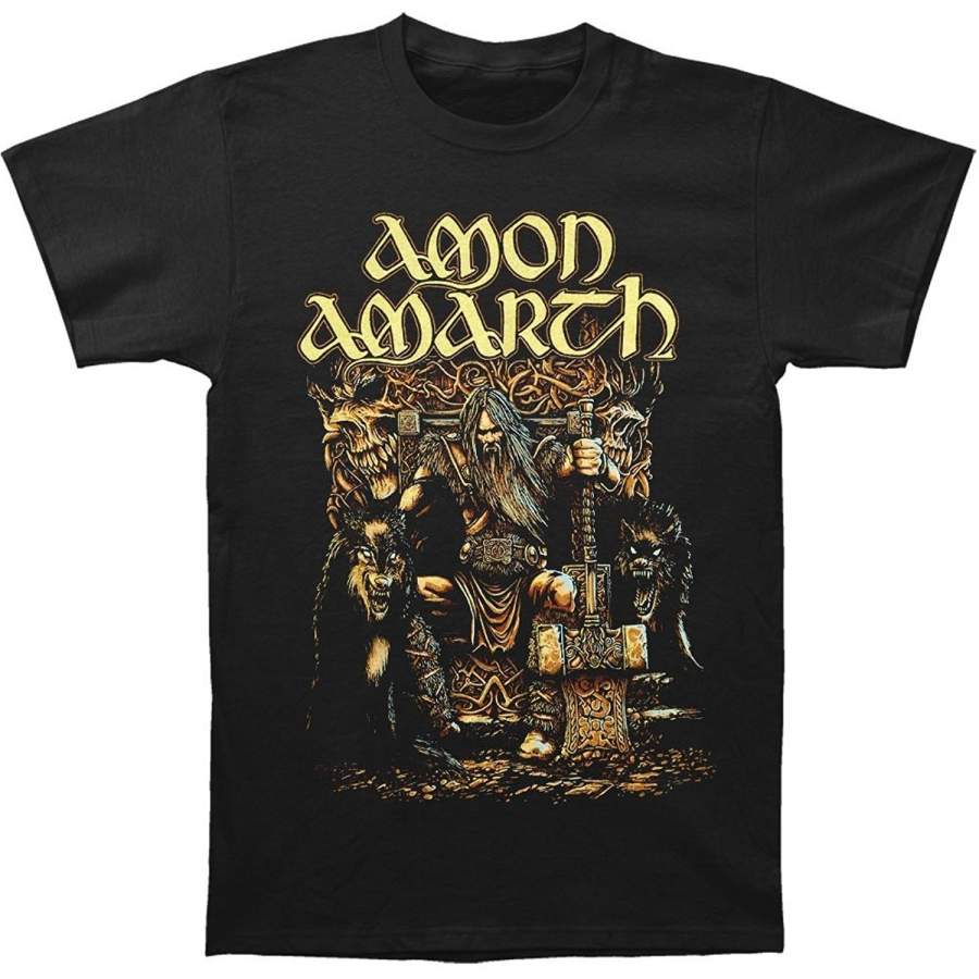 Amon Amarth Thor Oden’S Son Mens Fashion T Shirt Black