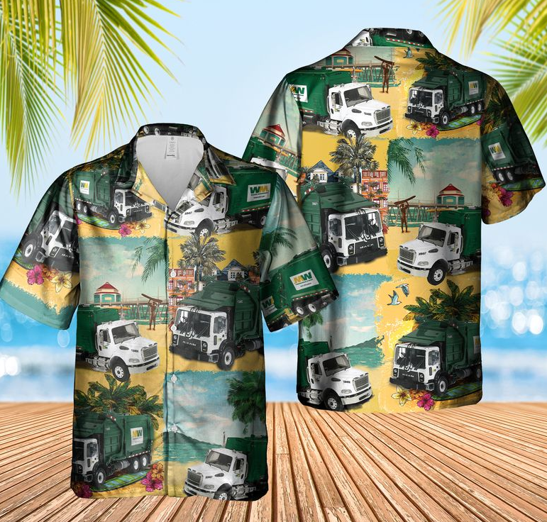 Us Waste Collector Garbage Hawaii Shirt Unisex Adult Ha69069