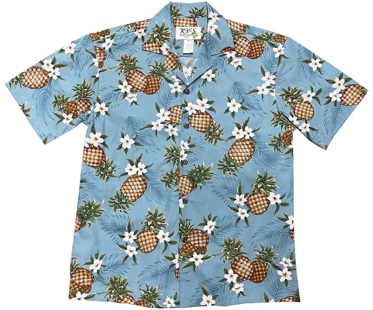 Pineapple Pack Blue Hawaii Shirt Made In Summer Beach Ha80798