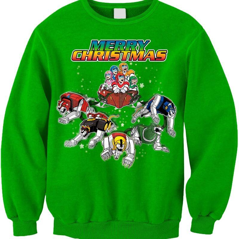 Voltron Faux Ugly Christmas Sweater