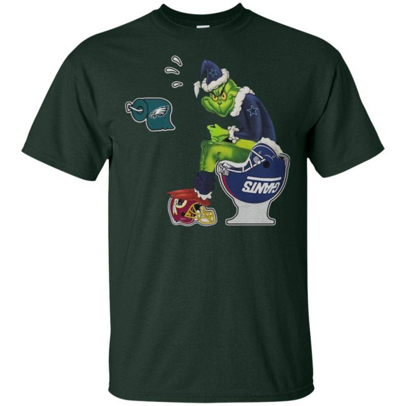 Grinch Santa Dallas Cowboys Toilet Shirt Shirt – Winingspin Store