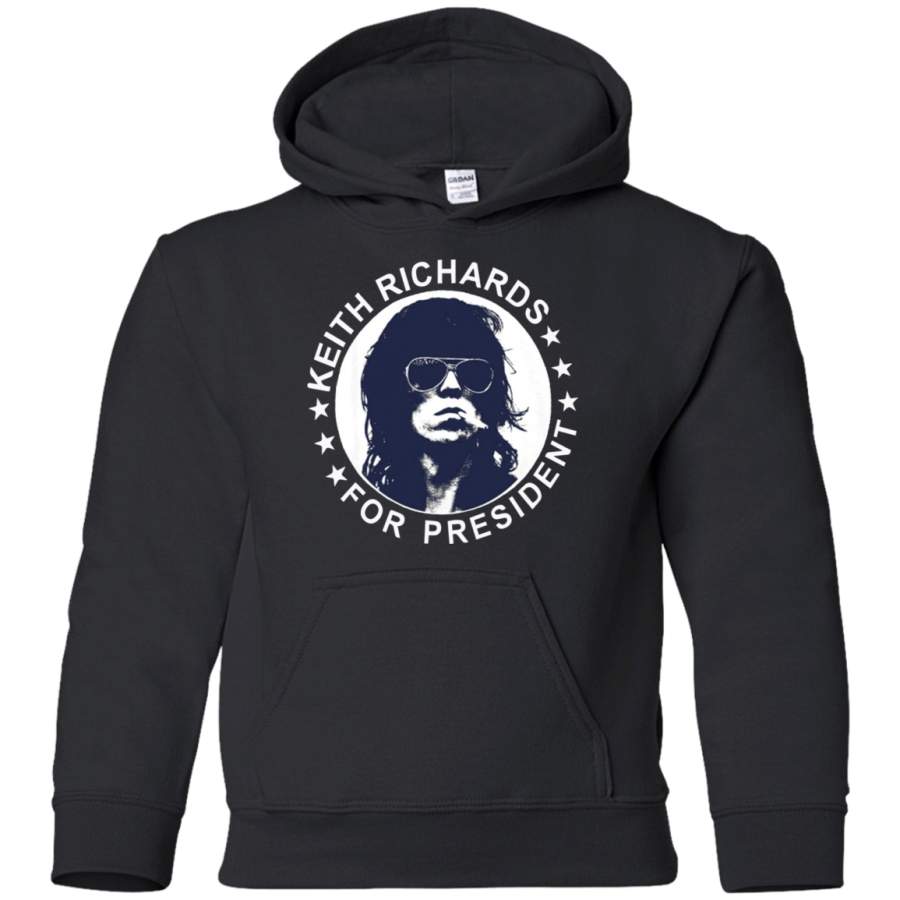 AGR Keith Richards For President Youth Pullover Hoodie