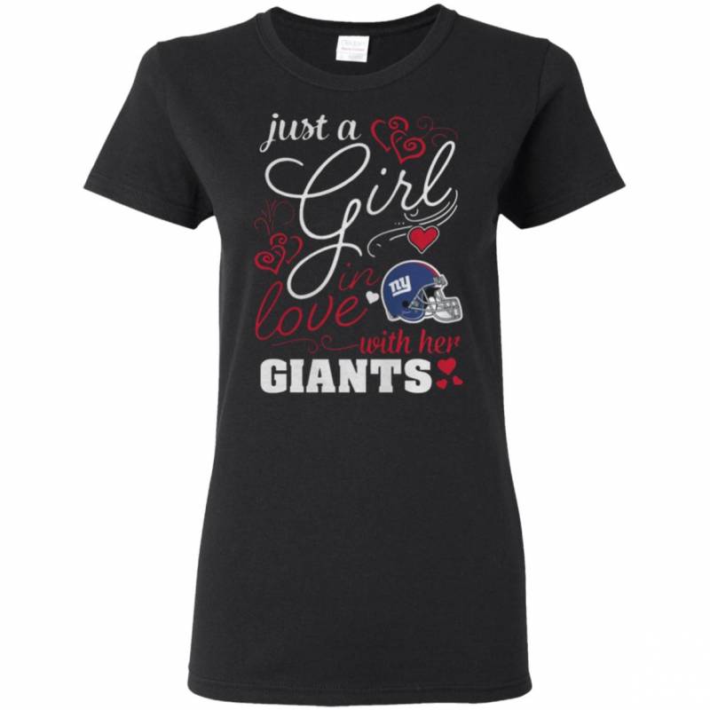 Just A Girl In Love With Her New York Giants shirts