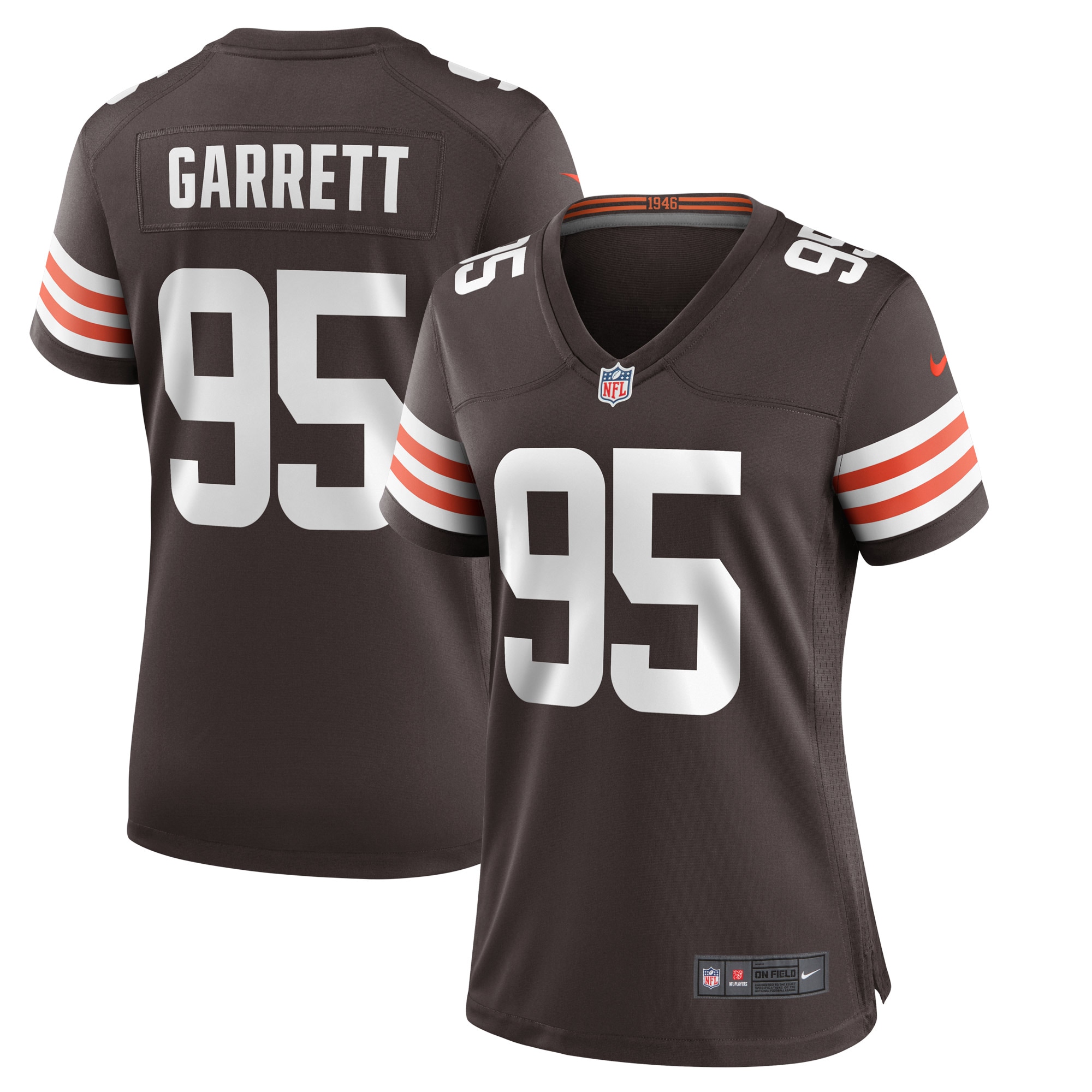 Myles Garrett Cleveland Browns Women's Player Game Jersey – Brown