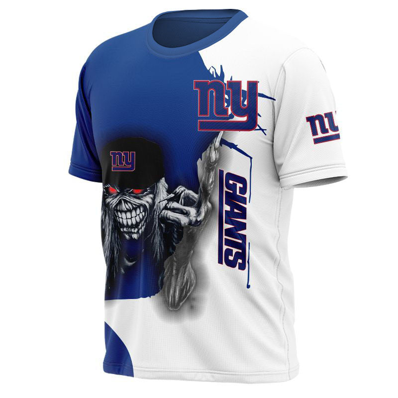 Iron Maiden New York Giants T Shirt For Men