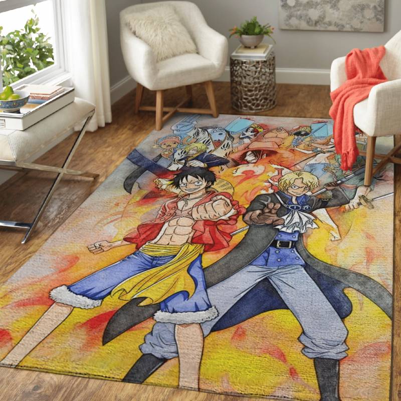 One Piece Luffy Team Anime Art Area Rug – Carpet