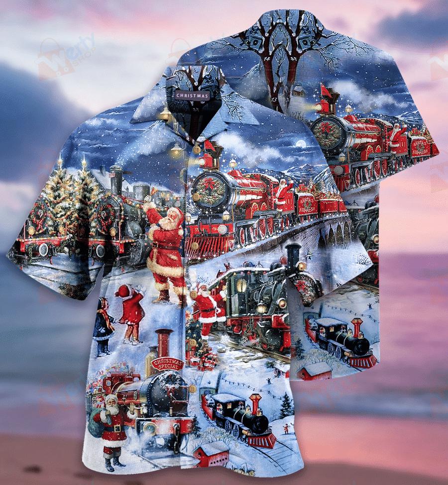 Train To Christmas Hawaii Shirt For Men Women Adult Ha65969