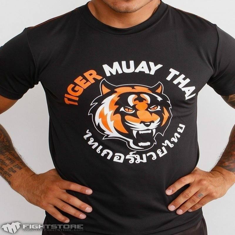 Tiger Muay Thai Drifit UFC MMA T-shirt Fighting Sanda Boxing Training  Sports Tops Plus size