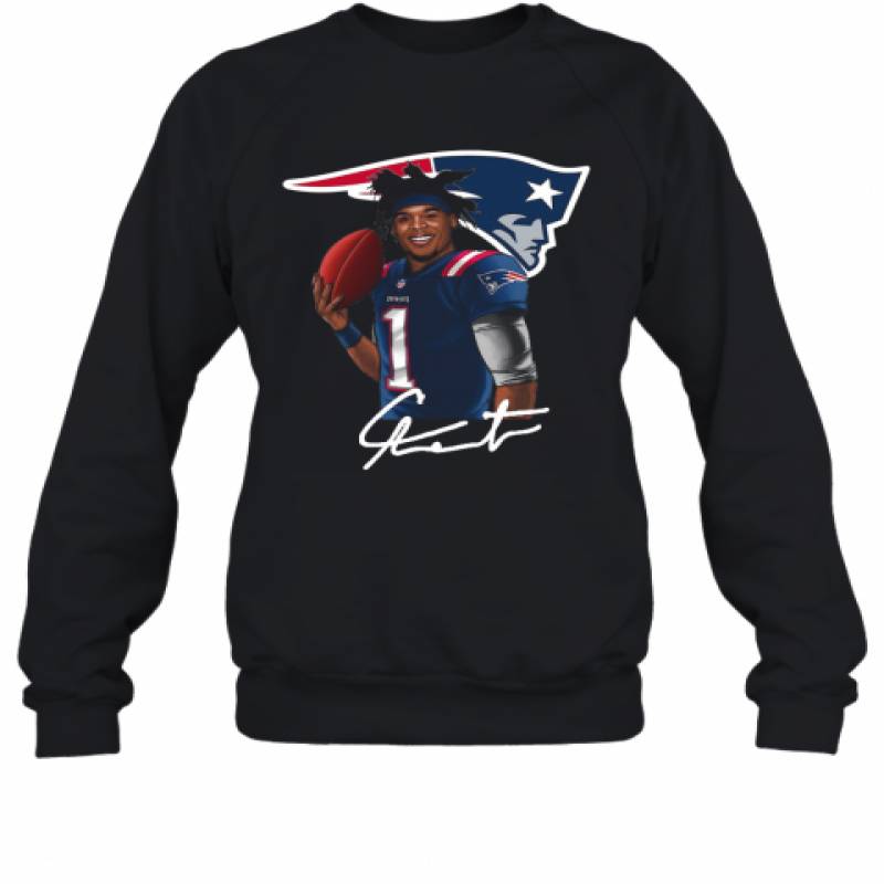 New England Patriots Cam Newton Signature Sweatshirt