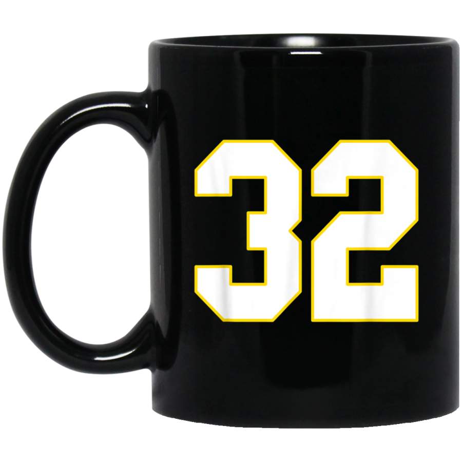 Number Thirty Two 32 Mug  Kansas City Football Mug