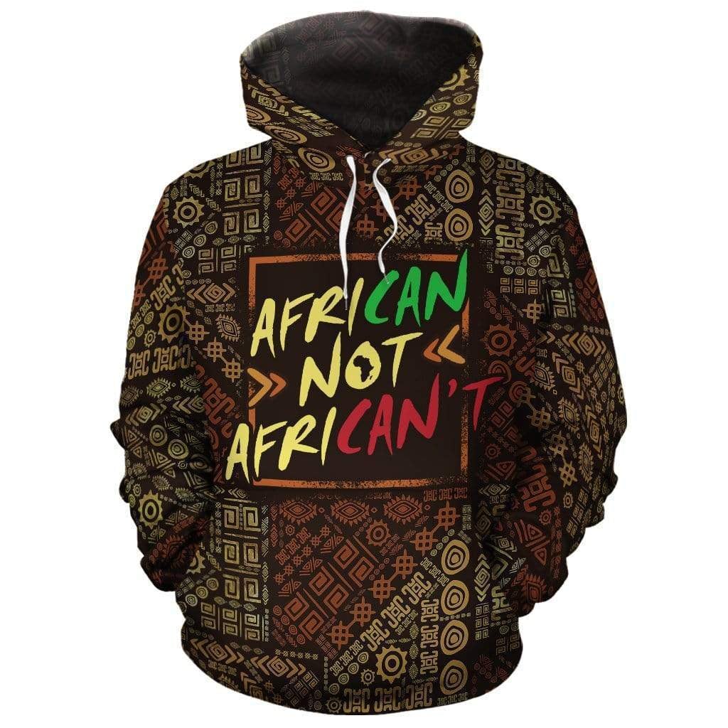 Wonderprint Hoodie – African Not African’T Hoodie