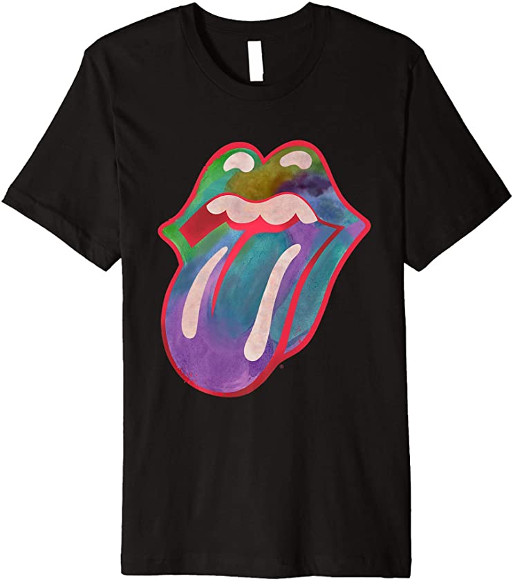 The Rolling Stones Colors Tongue Premium T-Shirt