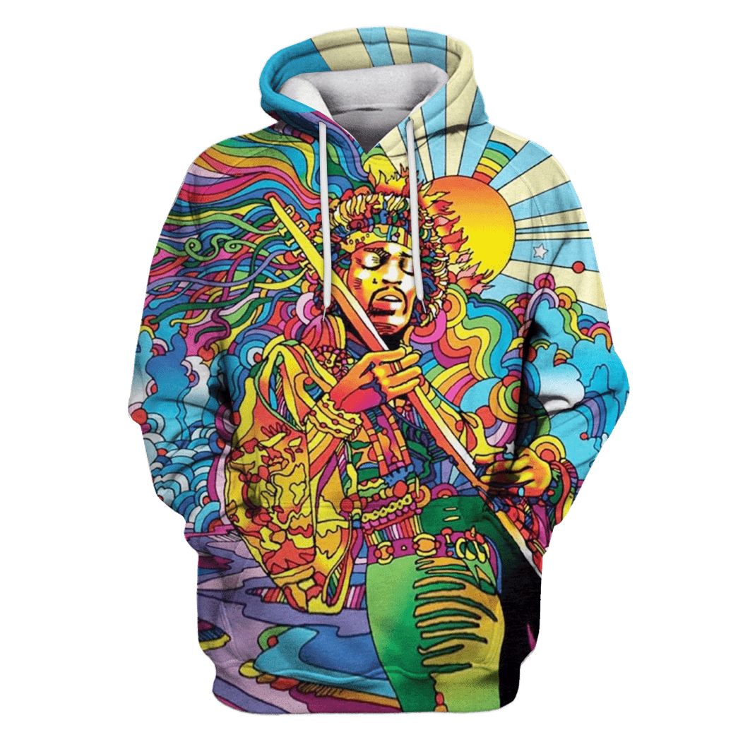 Jimi Hendrix Custom T-Shirt – Hoodies Apparel