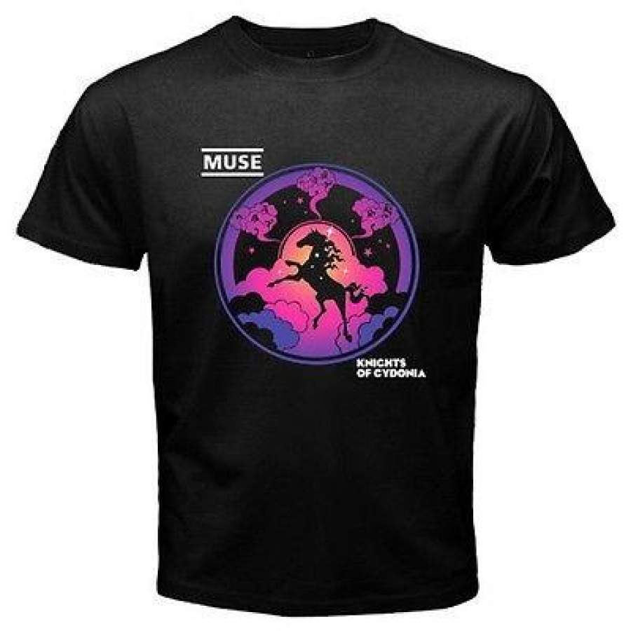 Muse Knights Of Cydonia Rock Band Men'S T-Shirt Barkingtees Fashion
