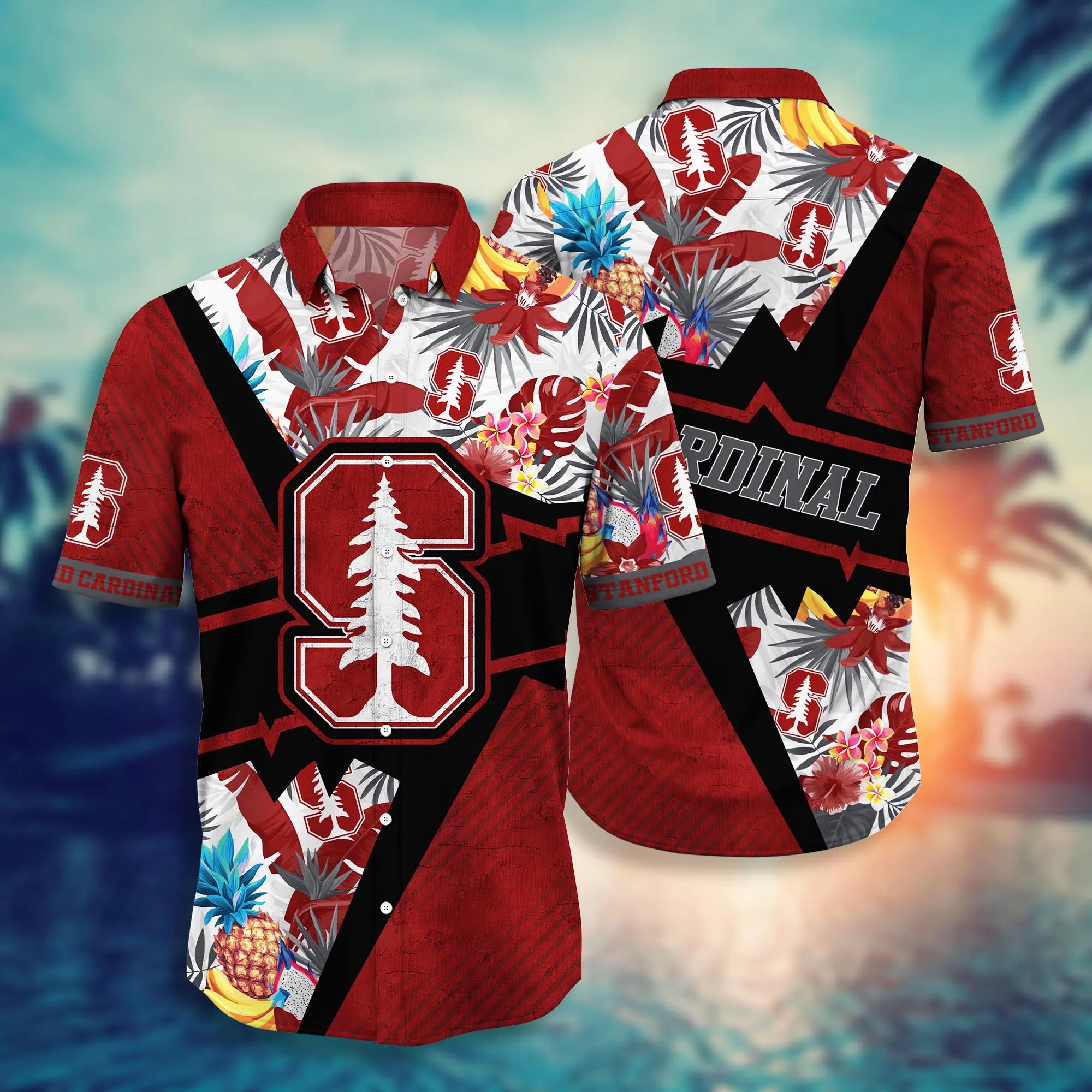 Stanford Cardinal NCCA Hawaiian Shirt Hot Season Aloha Shirt