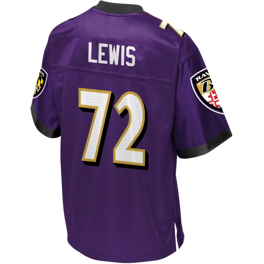 Alex Lewis Baltimore Ravens NFL Pro Line Player Jersey – Purple