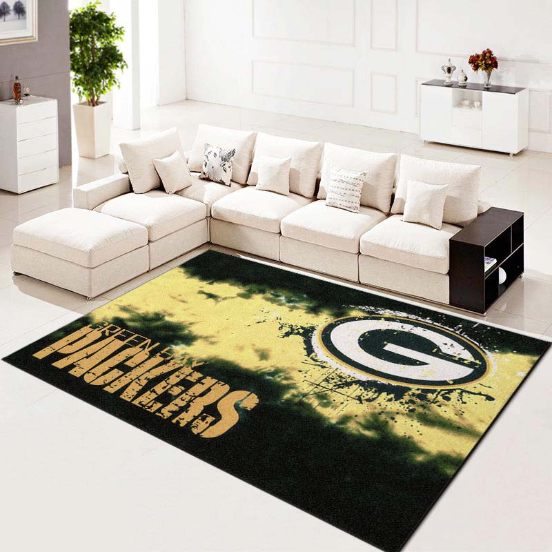 Green Bay Packers Fade Football Team Living Room Carpet Kitchen Area Rugs