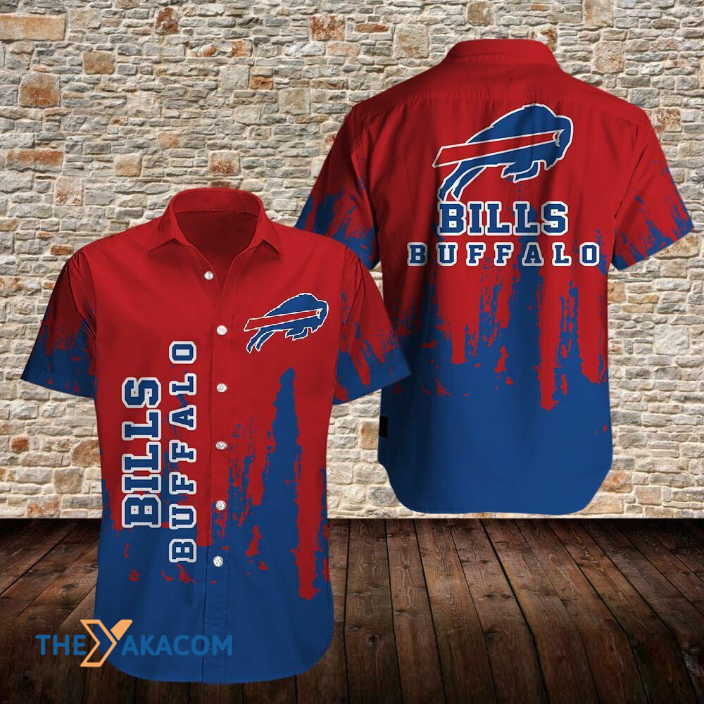 Buffalo Bills Two Tone Gift Nfl Fan For Short Sleeve Hawaii Shirt Ha60914