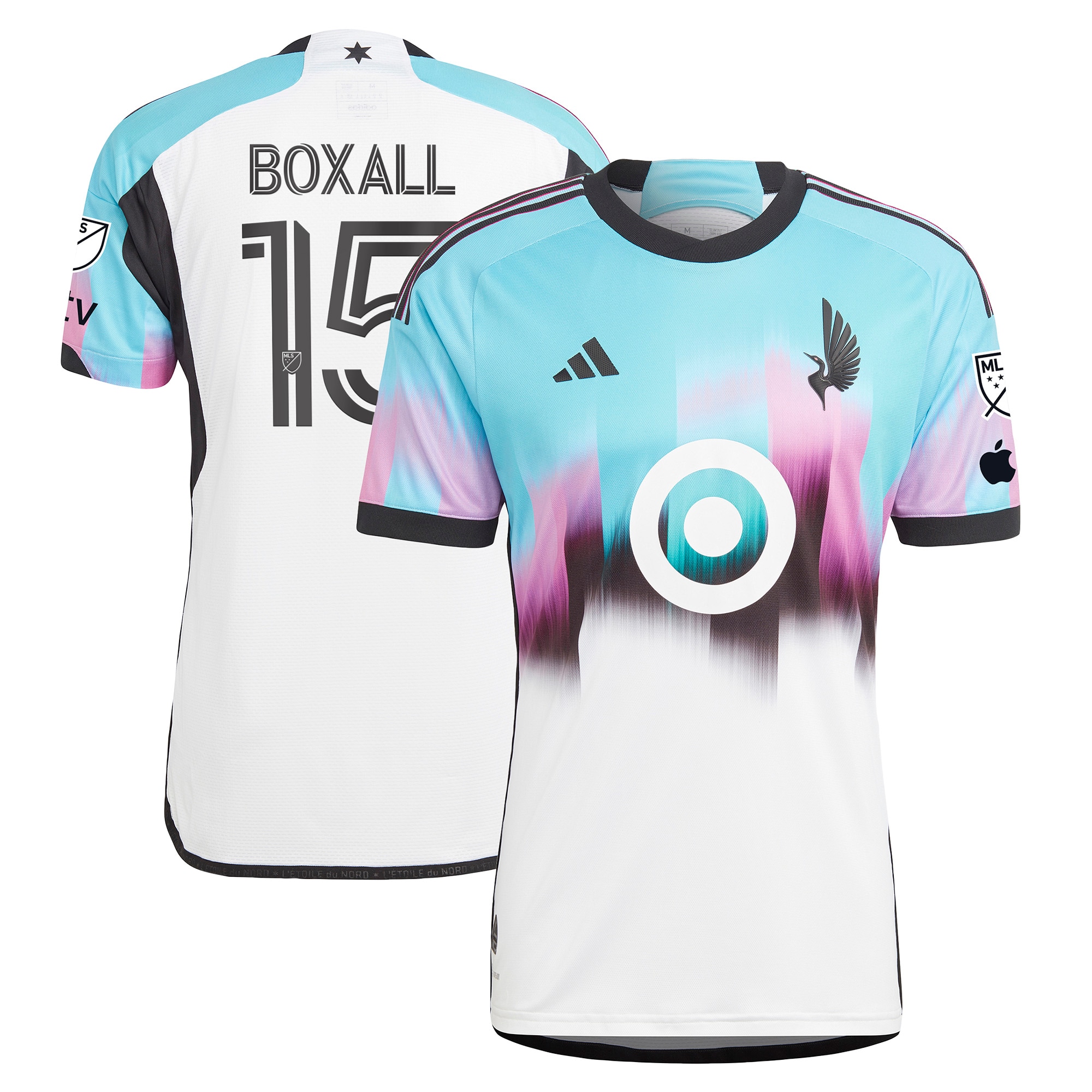 Michael Boxall Minnesota United FC 2023 The Northern Lights Kit Authentic Jersey – White