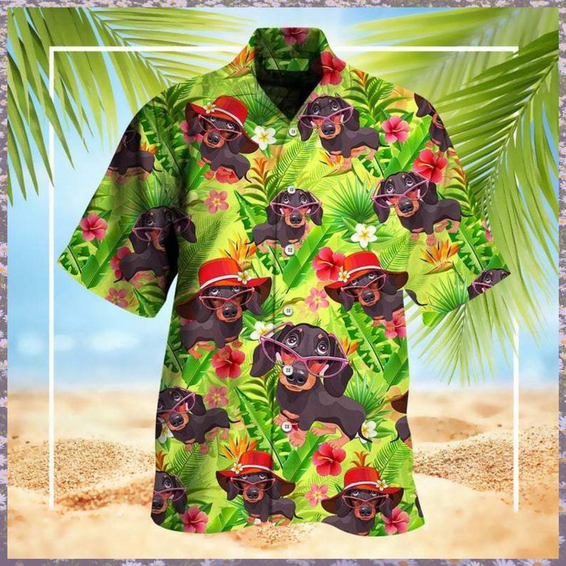 Funny Dachshund Hawaii Shirt Unisex Adult Ha90517