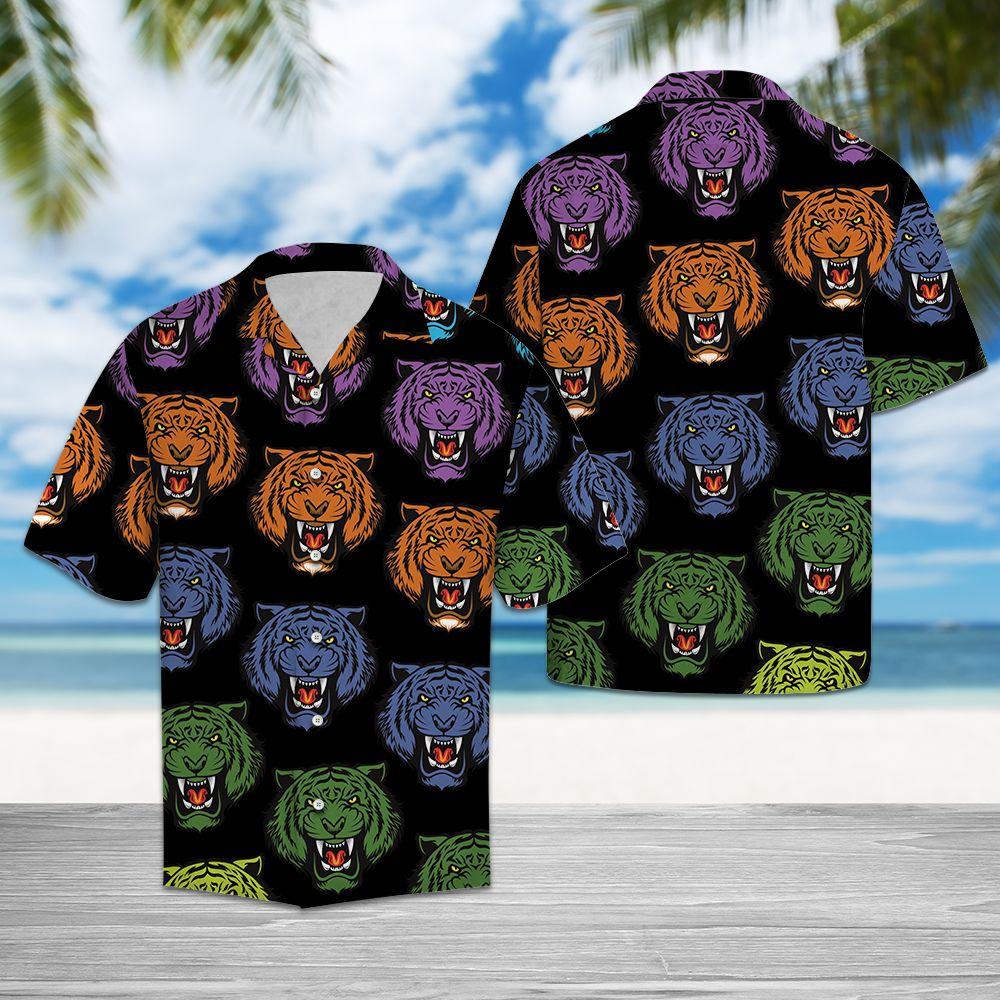 Awesome Tiger Hawaii Shirt For Hawaii Aloha Ha35443