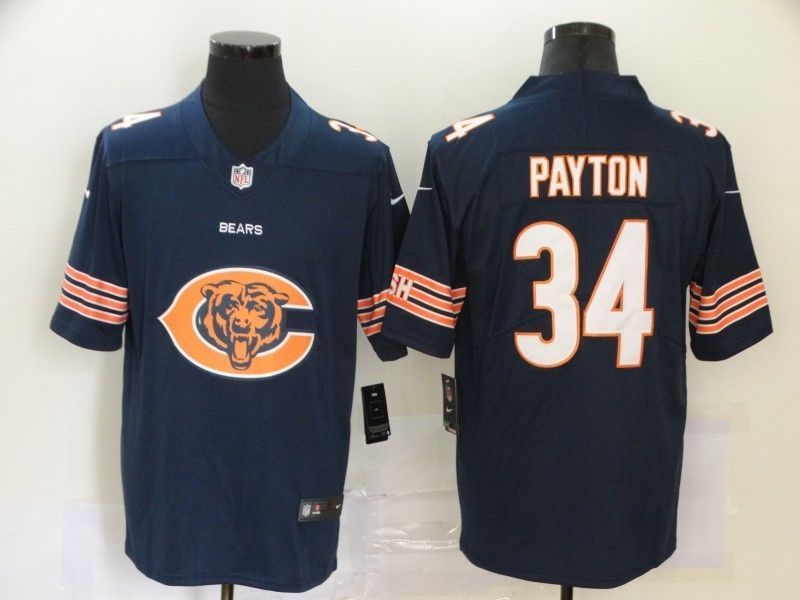 Chicago Bears Walter Payton #34 NFL 2020 Navy Jersey