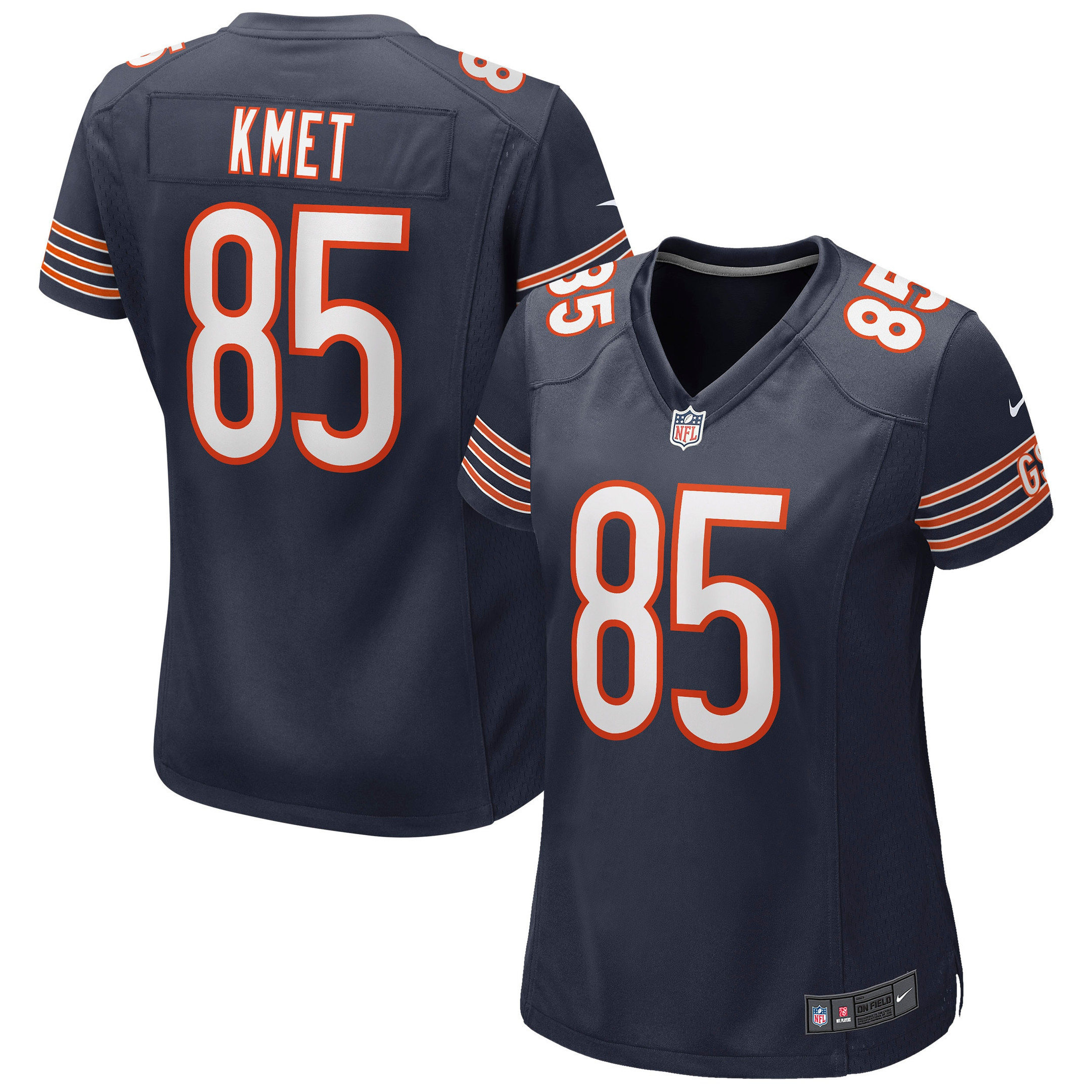 Cole Kmet Chicago Bears Womens Game Jersey – Navy NFL