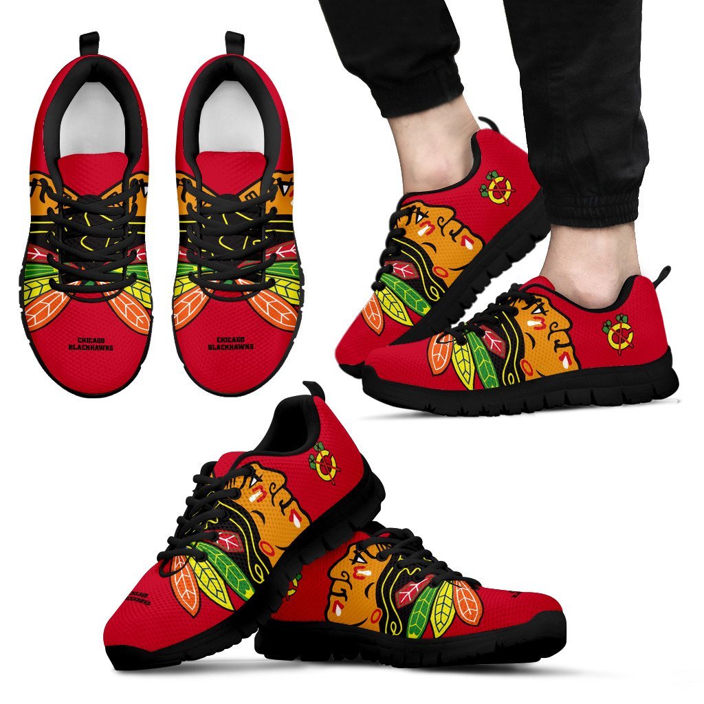 Chicago Blackhawks Running Shoes Sneakers