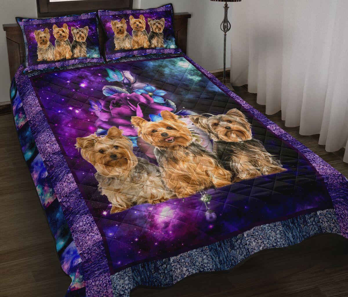 Yorkshire Terrier – Quilt Bed Set Tt018