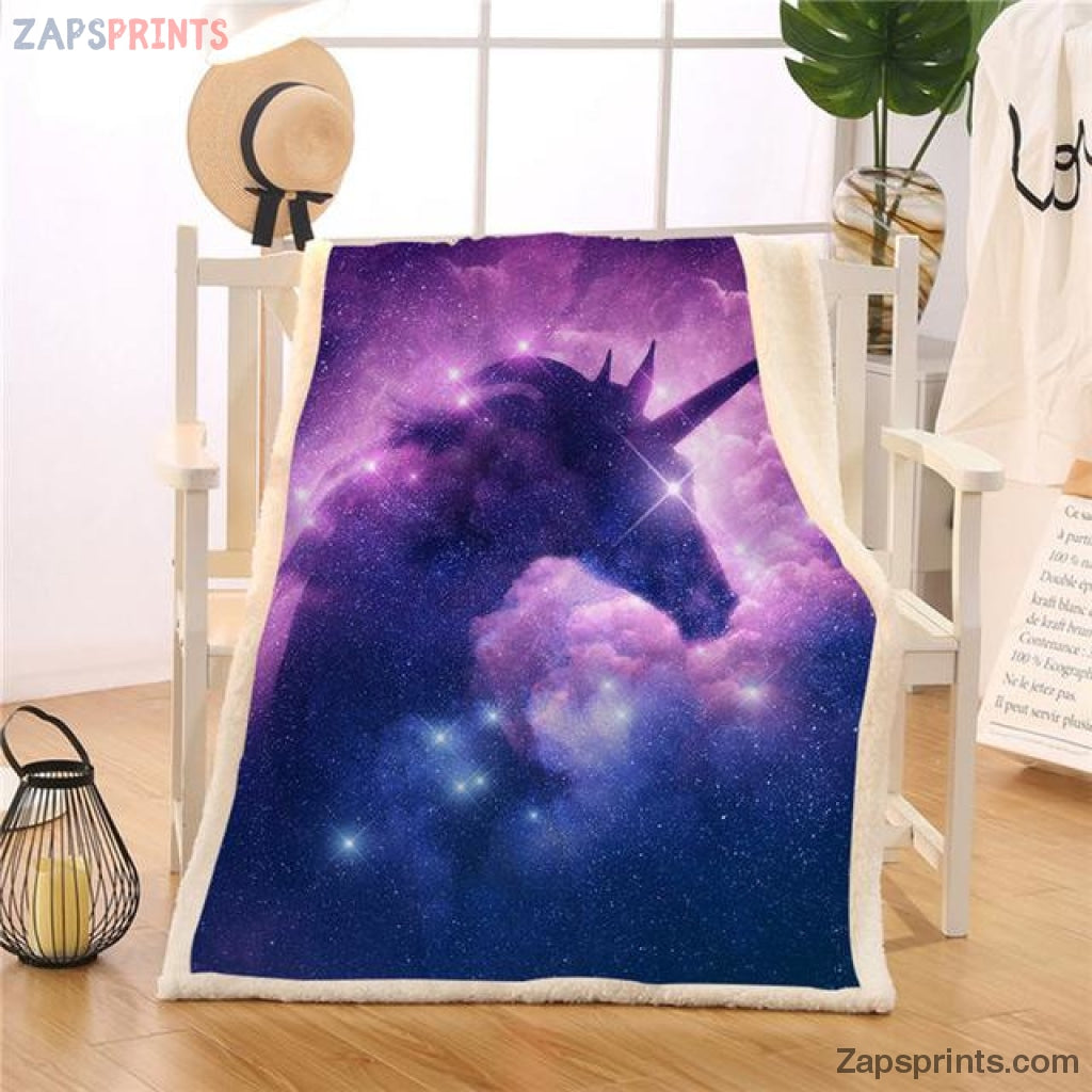 Unicorn Galaxy Blanket