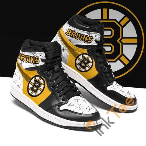 Boston Bruins High Top Jordan Custom Air Jordan Shoes