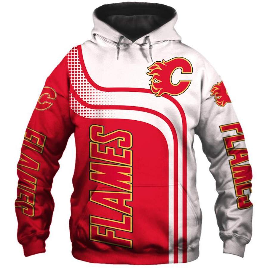 Calgary Flames Hoodie 3D Style2262 All Over Printed