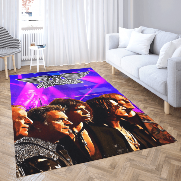 Aerosmith Music Home Decor Rectangle Area Rug