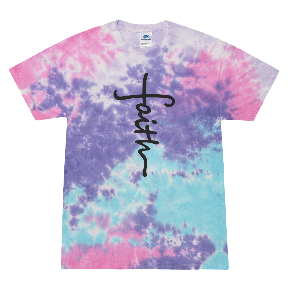 Faith Cross Tie-Dye Shirt